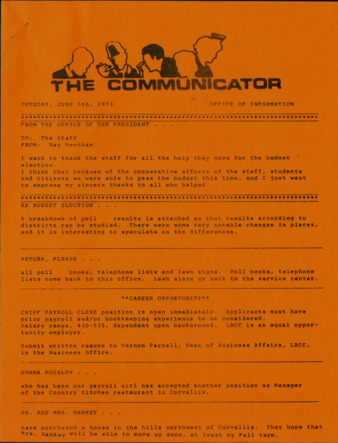 Communicator - Jun. 5, 1973 thumbnail