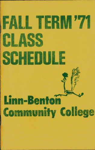 Fall Term 1971 Class Schedule Miniatura