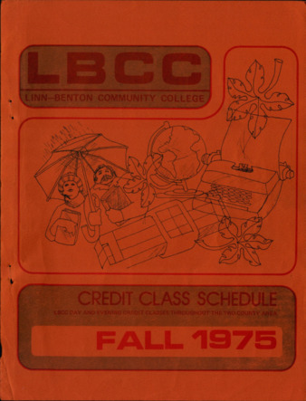 Fall Term 1975 Schedule of Classes thumbnail