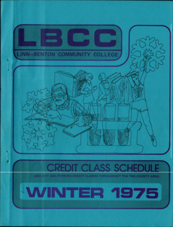 Winter Term 1975 Schedule of Classes thumbnail