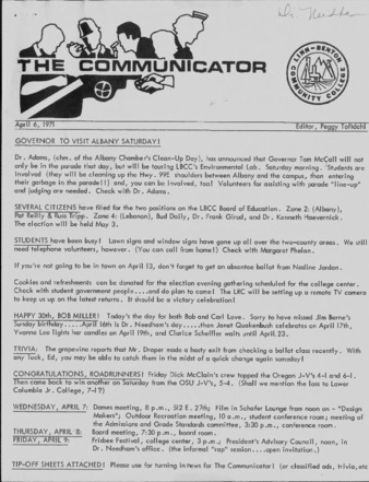 Communicator - Apr. 6, 1971 la vignette