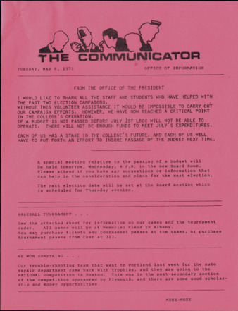 Communicator - May 8, 1973 Miniatura