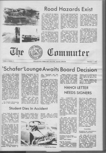 Commuter - Nov. 9, 1970 - Volume 2, Edition 4 thumbnail