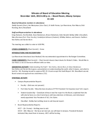 Board of Education Minutes 12-16-15 Miniatura