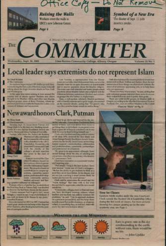 Commuter - Sept. 26, 2001 - Volume 33, Edition 1 thumbnail