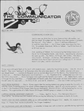 Communicator - Mar. 29, 1971 Miniatura