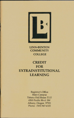 Credit for Extrainstitutional Learning la vignette