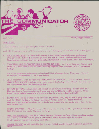 Communicator - Apr. 1, 1971 Miniatura